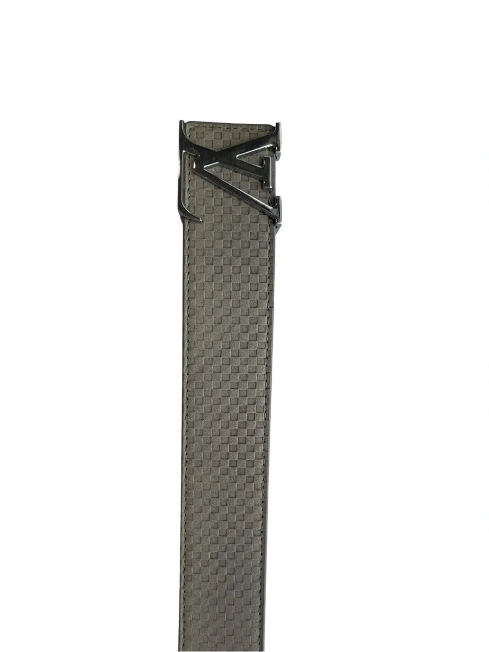🩶 Men’s Classic Belt with — Metallic Gray / Silver Buckle 🩶